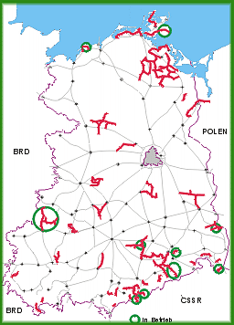 Schmalspurbahnen bei der DR