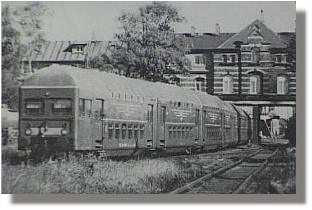 S-Bahn-Wendezug in Warnemünde, 1978